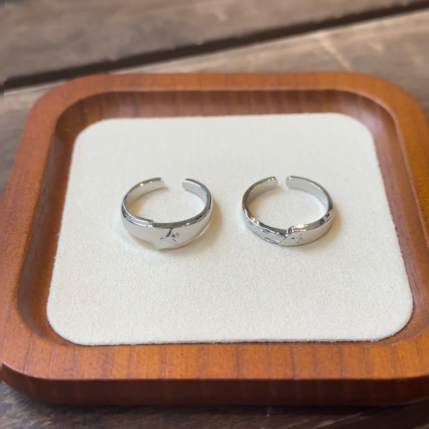 Gege Affinity Level 100 Open Rings – Alloy