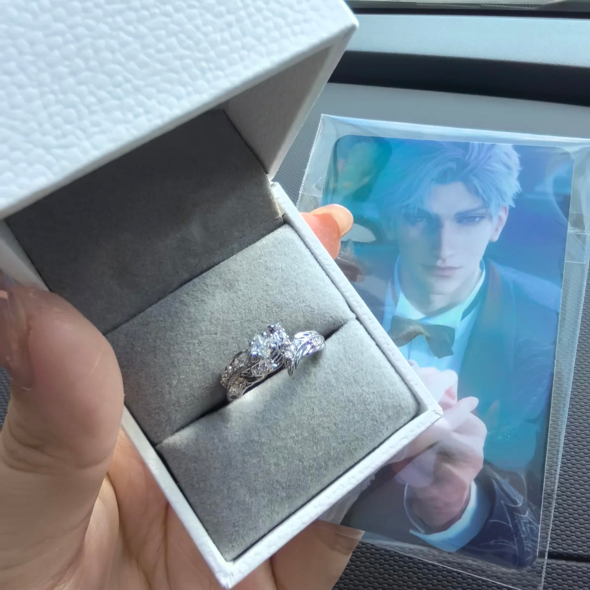 Sylus Open Ring — Copper with White Gold Plating