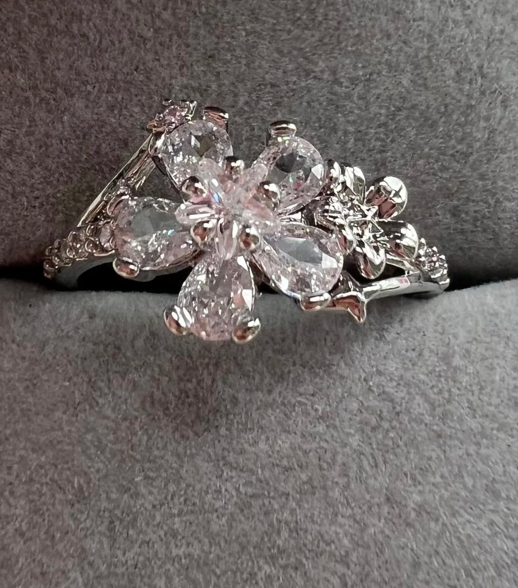 Xavier Open Ring — Copper with White Gold Plating