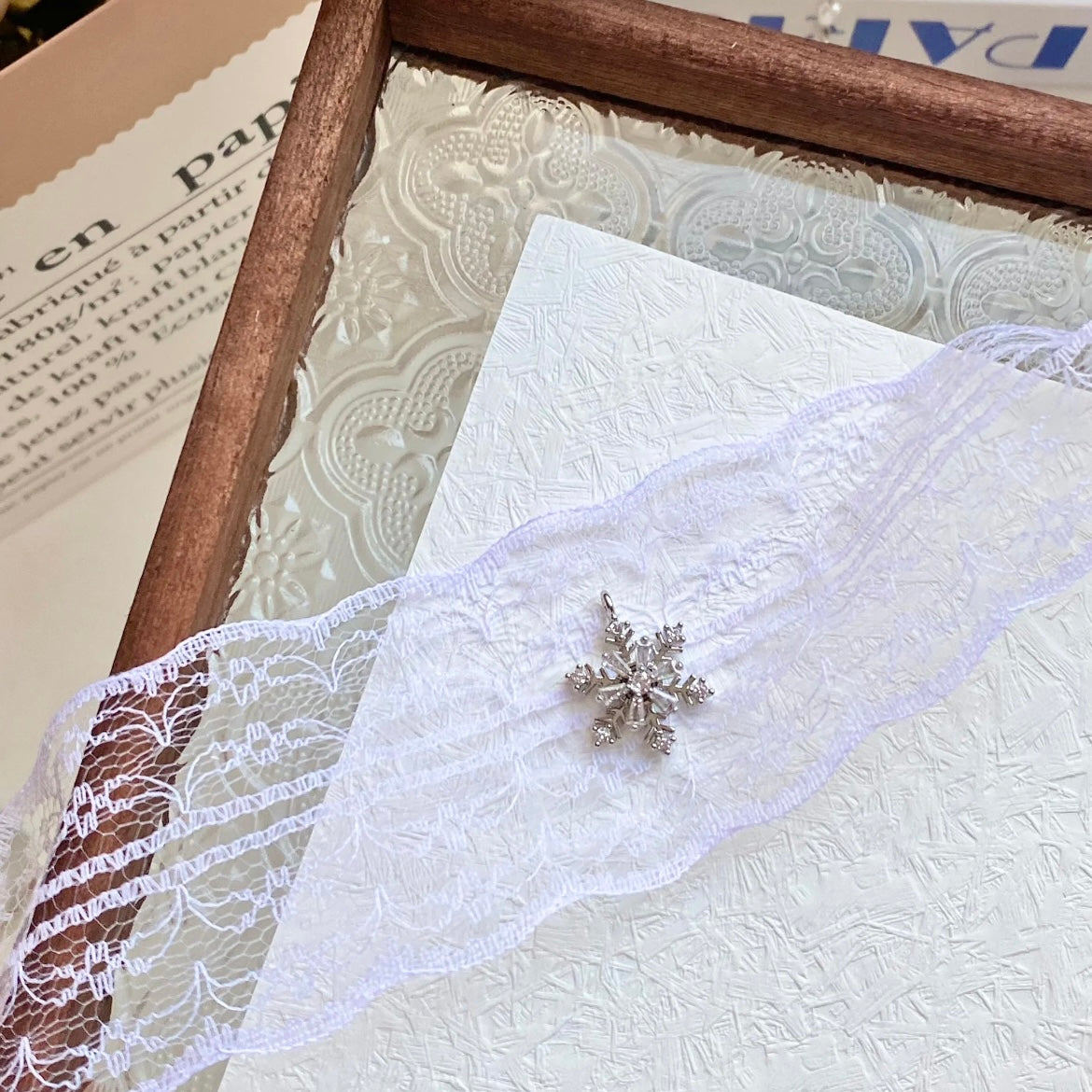 Zayne & Little Jasmine Snowflake Necklace