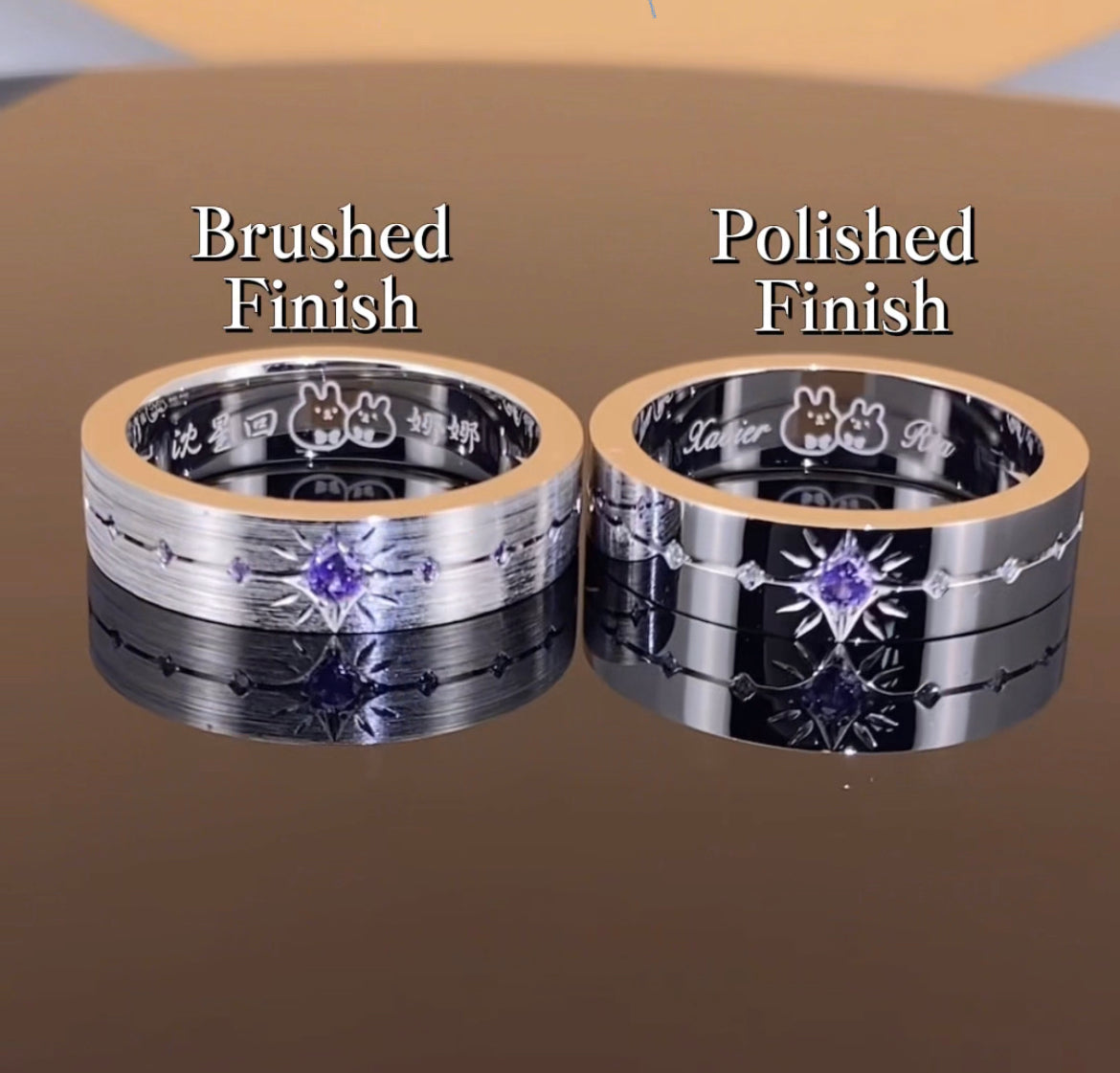 Star 100 Affinity Ring—Purple Star