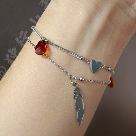 Caleb / Fish / Star / Tabby / Jasmine Inspired Eye-Color Teardrop Bracelet