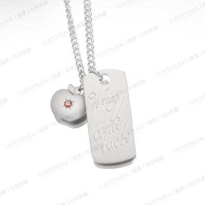 Caleb & MC‘ Apple Necklace