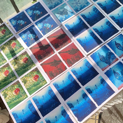 For Jasmine Oil Pastel Drawing