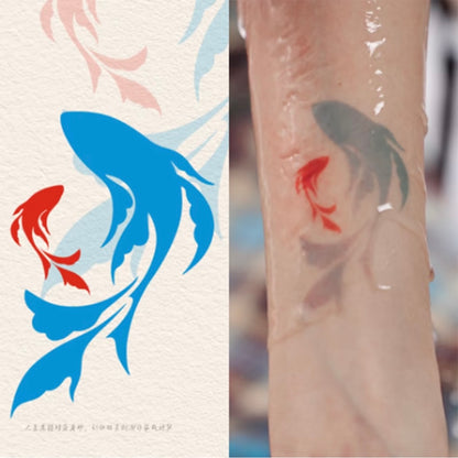 Sea God Contract Mark – Heat-Sensitive Tattoo Decal