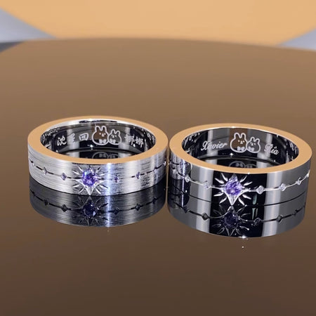 Star 100 Affinity Ring—Purple Star