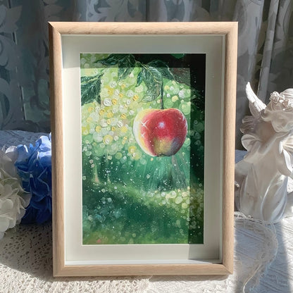 A4 Oil Pastel Drawing