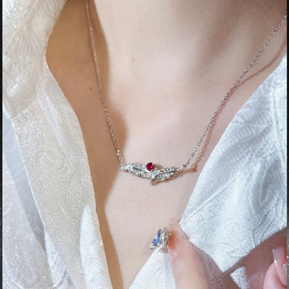 Kitten Ring Necklace