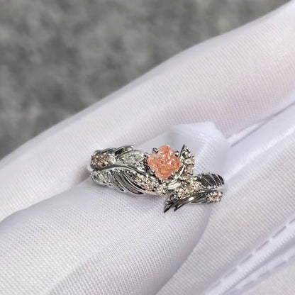 Kitten Rose Wedding Ring
