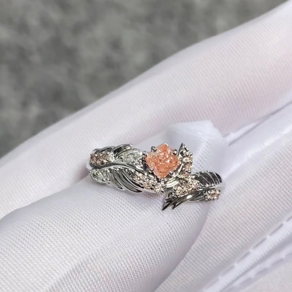 Kitten Rose Wedding Ring