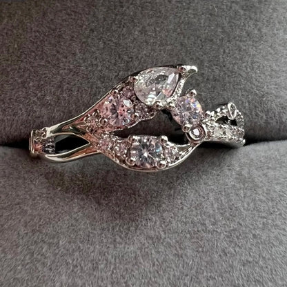 Rafayel Open Ring — Copper with White Gold Plating