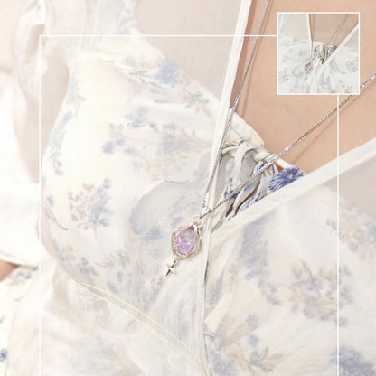 Star Celestiding Crystal Necklace