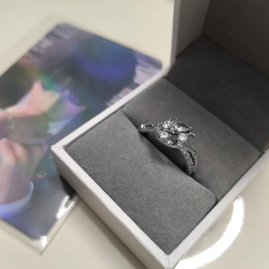 Rafayel Open Ring — Copper with White Gold Plating