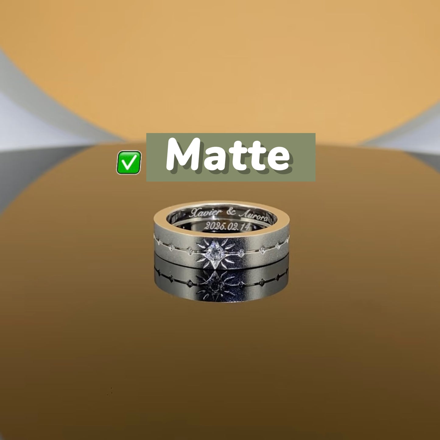 Star 100 Affinity Ring—Clear Star
