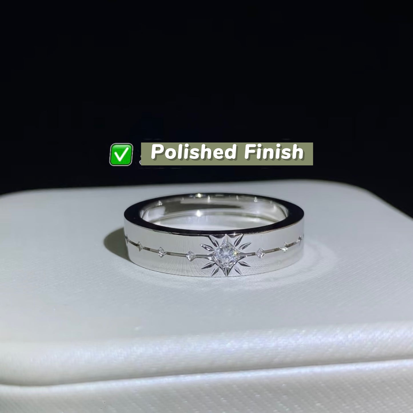 Star 100 Affinity Ring—Clear Star