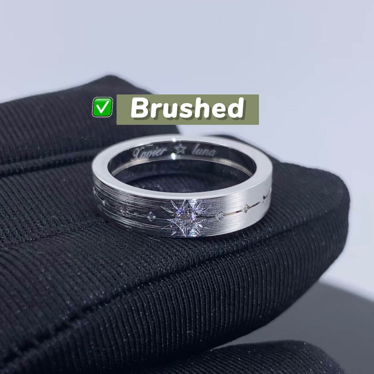 Star 100 Affinity Ring—Clear Star
