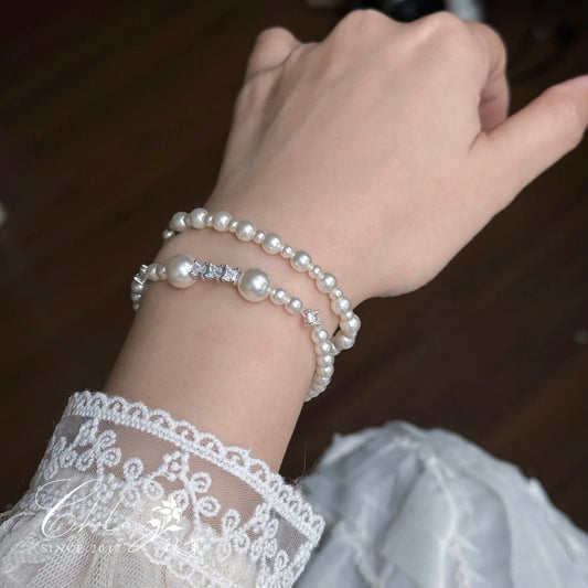 Fishie & MC’s Double-Layer Pearl Bracelet