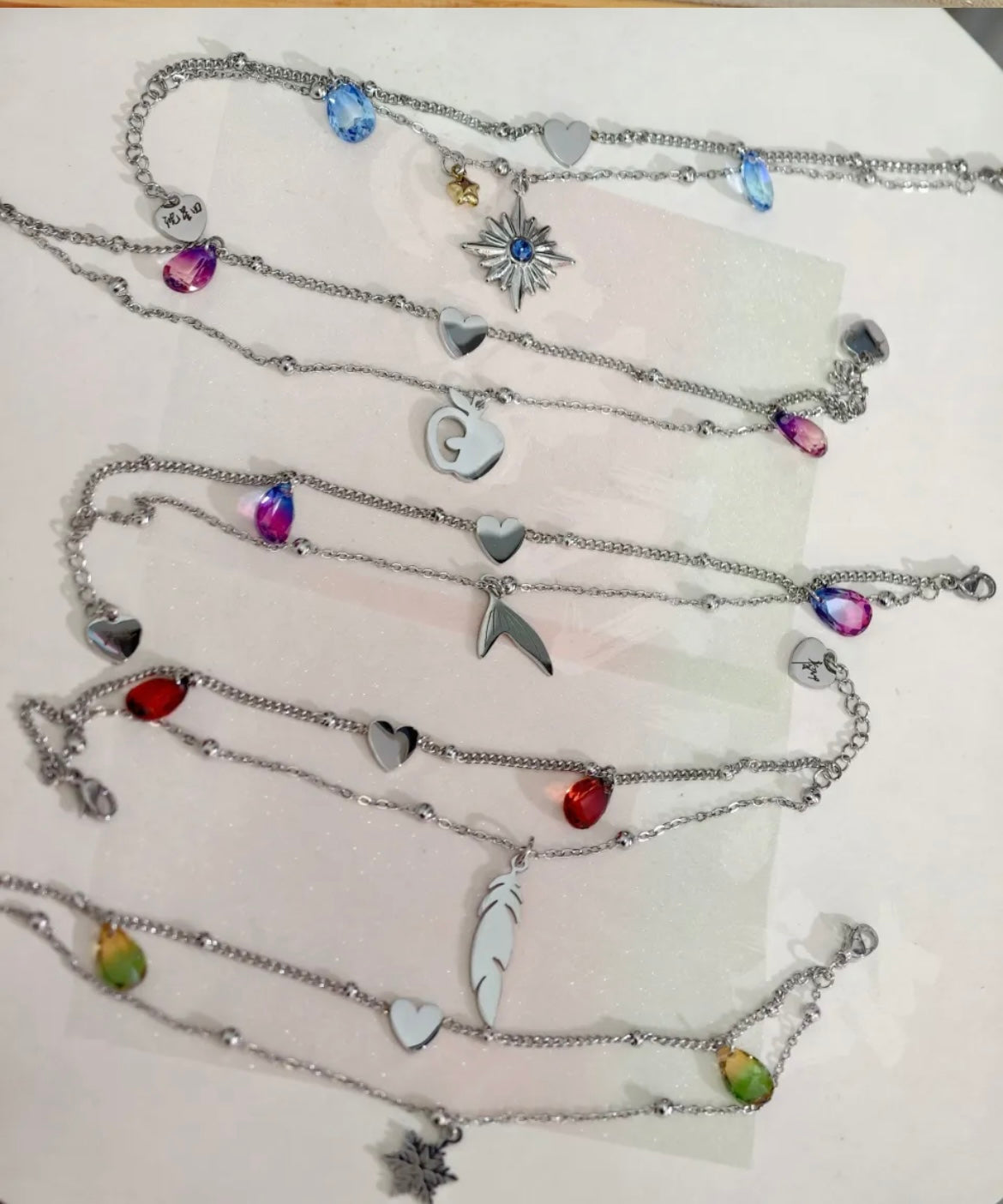 Caleb / Fish / Star / Tabby / Jasmine Inspired Eye-Color Teardrop Bracelet