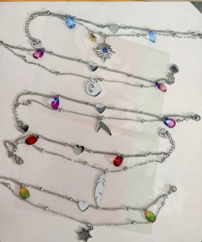 Caleb / Fish / Star / Tabby / Jasmine Inspired Eye-Color Teardrop Bracelet