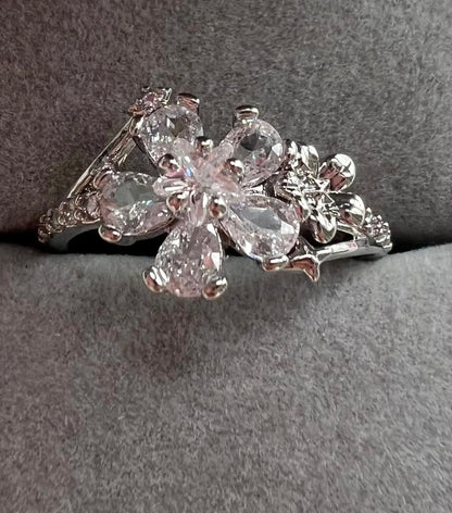 Xavier Open Ring — Copper with White Gold Plating
