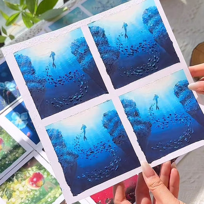 For Jasmine Oil Pastel Drawing