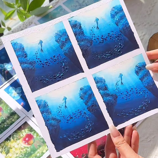 For Jasmine Oil Pastel Drawing