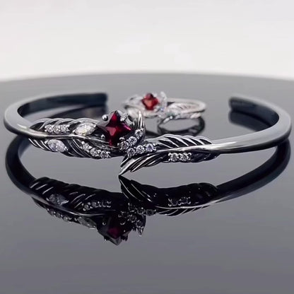 Sylus Bracelet — 925 Sterling Silver, Platinum Plated, with Moissanite Gemstones