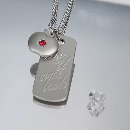 Caleb & MC‘ Apple Necklace