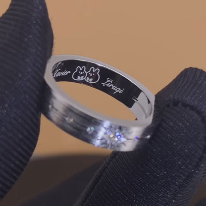 Star 100 Affinity Ring—Clear Star
