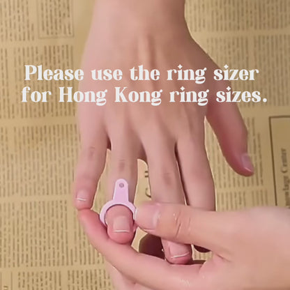 Pink Ocean Engagement Ring