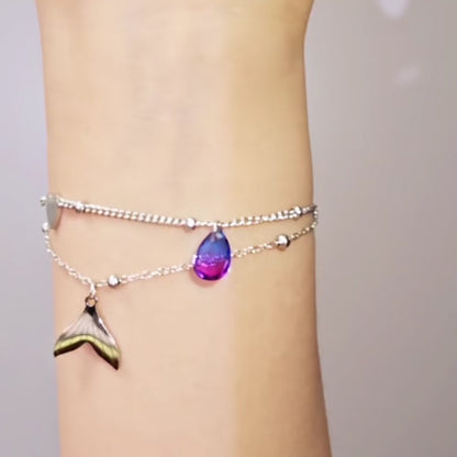 Caleb / Fish / Star / Tabby / Jasmine Inspired Eye-Color Teardrop Bracelet