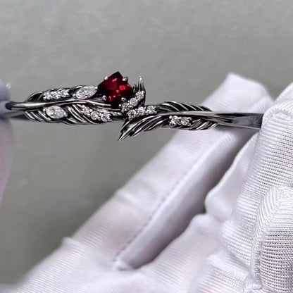 Sylus Bracelet — 925 Sterling Silver, Platinum Plated, with Moissanite Gemstones