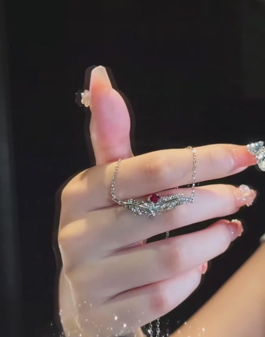 Kitten Ring Necklace
