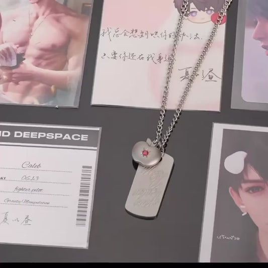 Caleb & MC‘ Apple Necklace