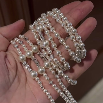 Fishie & MC’s Double-Layer Pearl Bracelet
