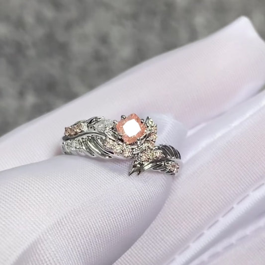 Kitten Rose Wedding Ring
