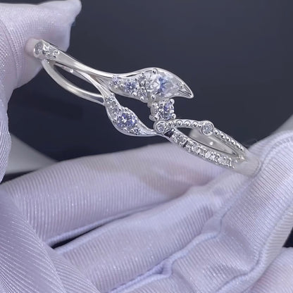 Rafayel Bracelet — 999 Sterling Silver, Platinum Plated, with Moissanite Gemstones