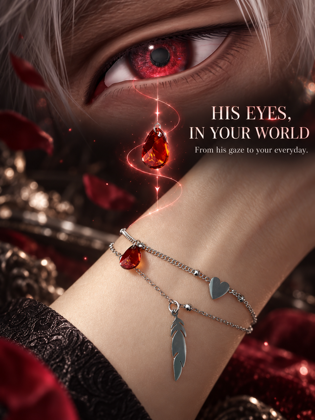 LADS Eye Colors Teardrop Bracelet — Buy One, Get One FREE
