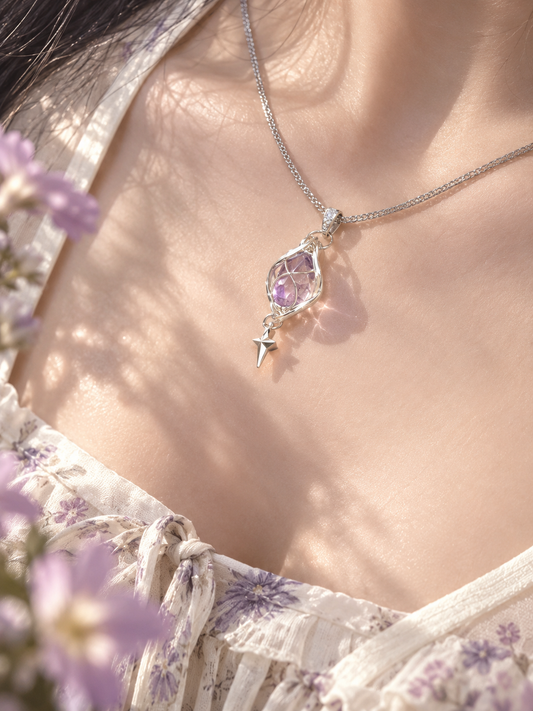 Star Celestiding Crystal Necklace
