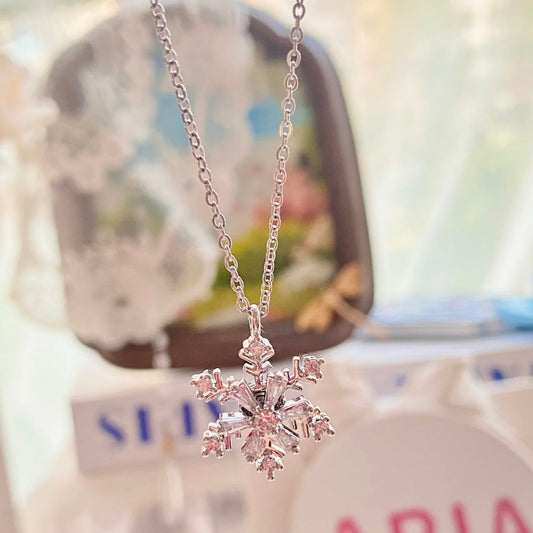 Zayne & Little Jasmine Snowflake Necklace